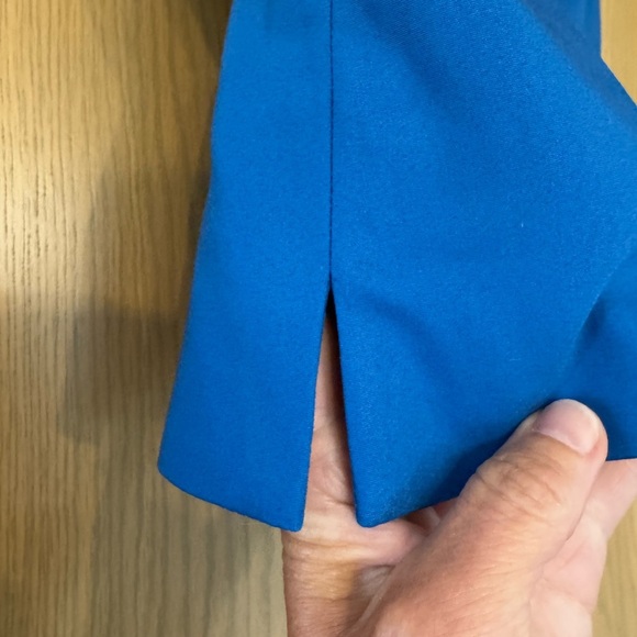 NWT Lilly Pulitzer Barton Blue Stretch Top Adjustable Straps Ribbon Detail / 0 - Picture 3 of 13